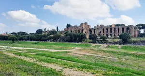 circus maximus und ruinen des palatin