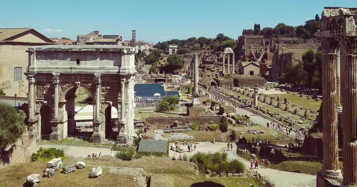 forum romanum septimius severus bogen