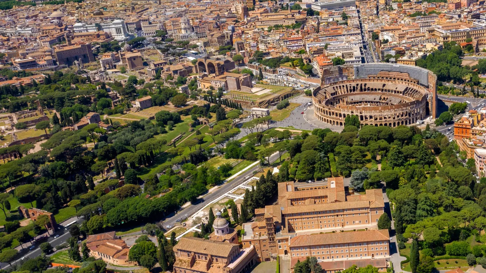 kolosseum palatin und forum romanum heute