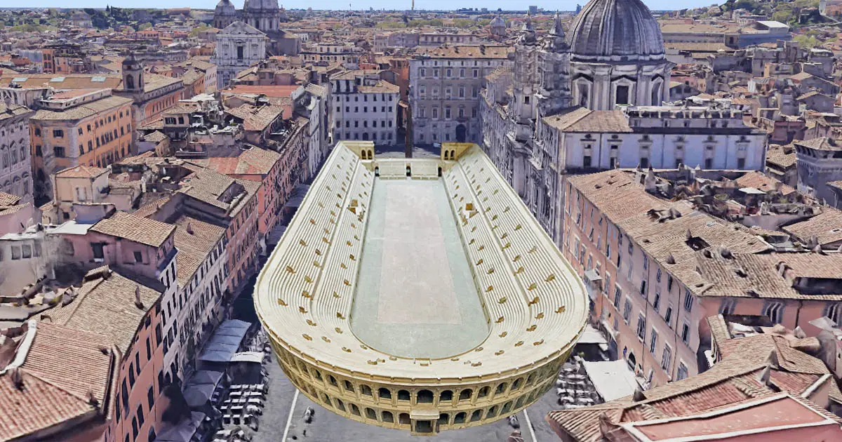 stadion des domitian - piazza navona