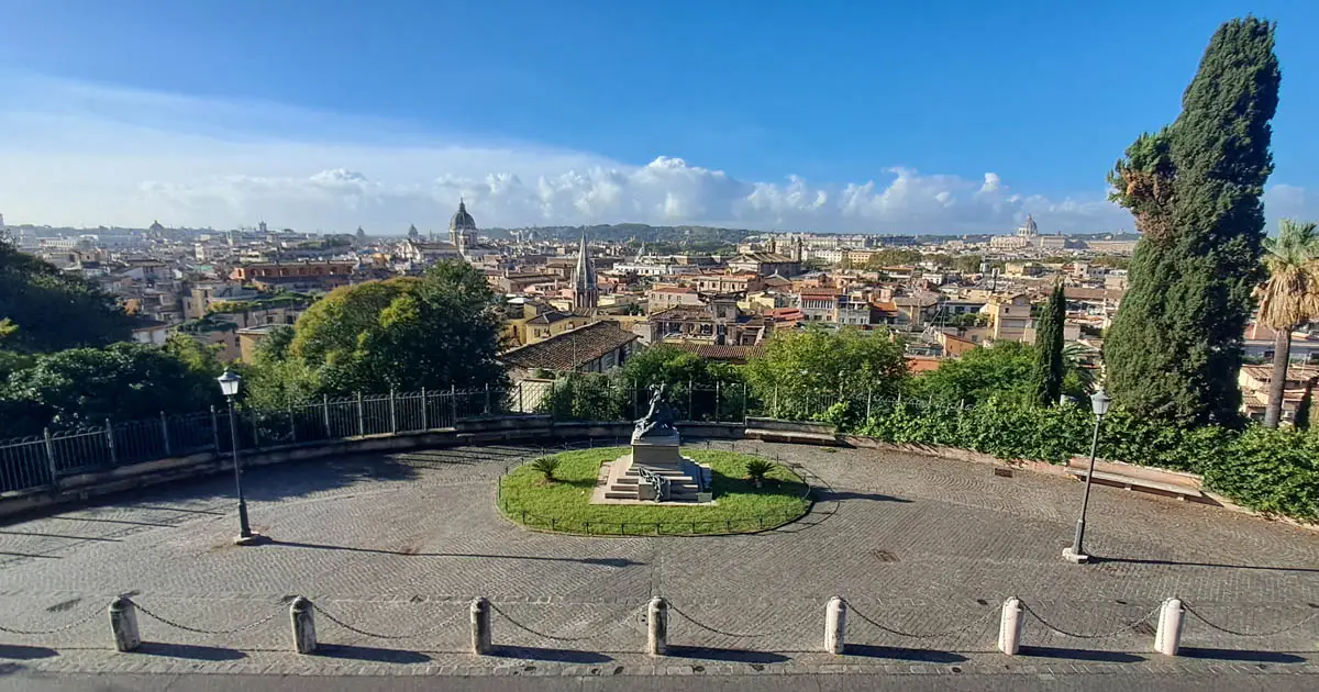 villa borghese - viewpoint viale del belvedere