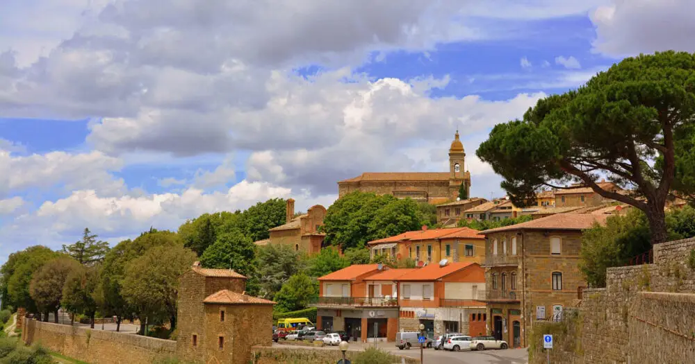 montalcino in der toskana