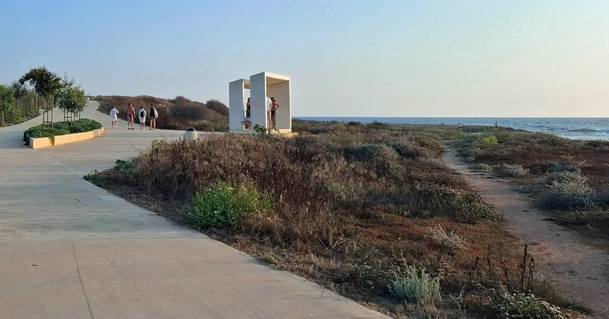 paphos coastal broadwalk park