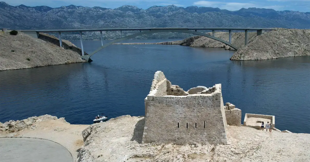 paški most - pag-brücke