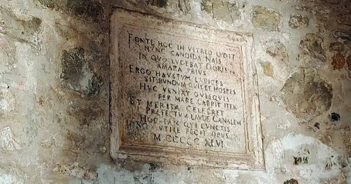 kaiserbrunnen inschrift