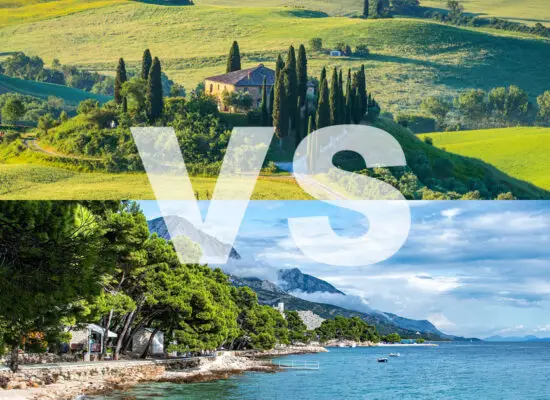 italien vs kroatien urlaub