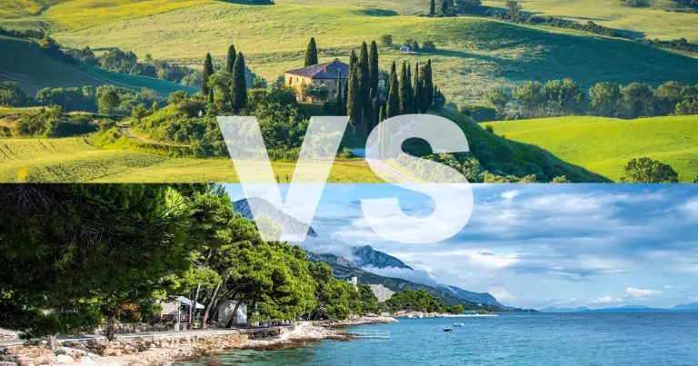 italien vs kroatien urlaub
