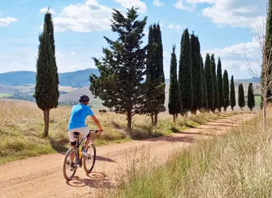 mountainbiken in der toskana
