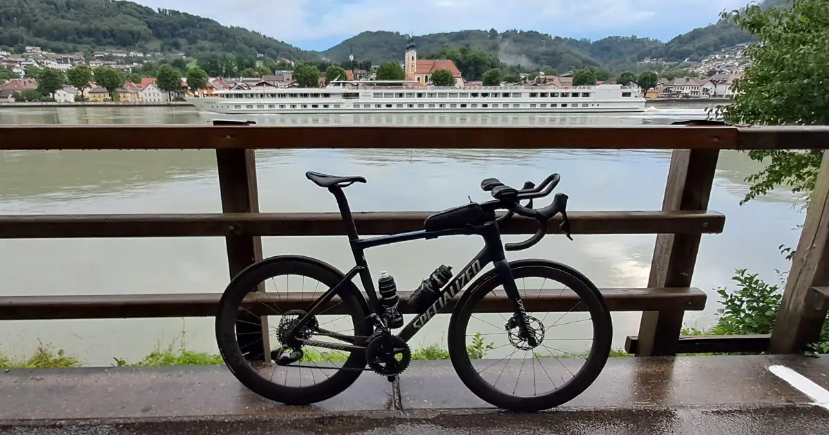 radfahren am donauufer