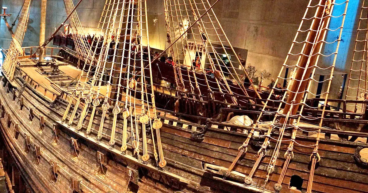 vasa - schwedisches segelschiff aus dem 17. jahrhundert
