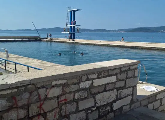 bazen kolovare - schwimmbad zadar