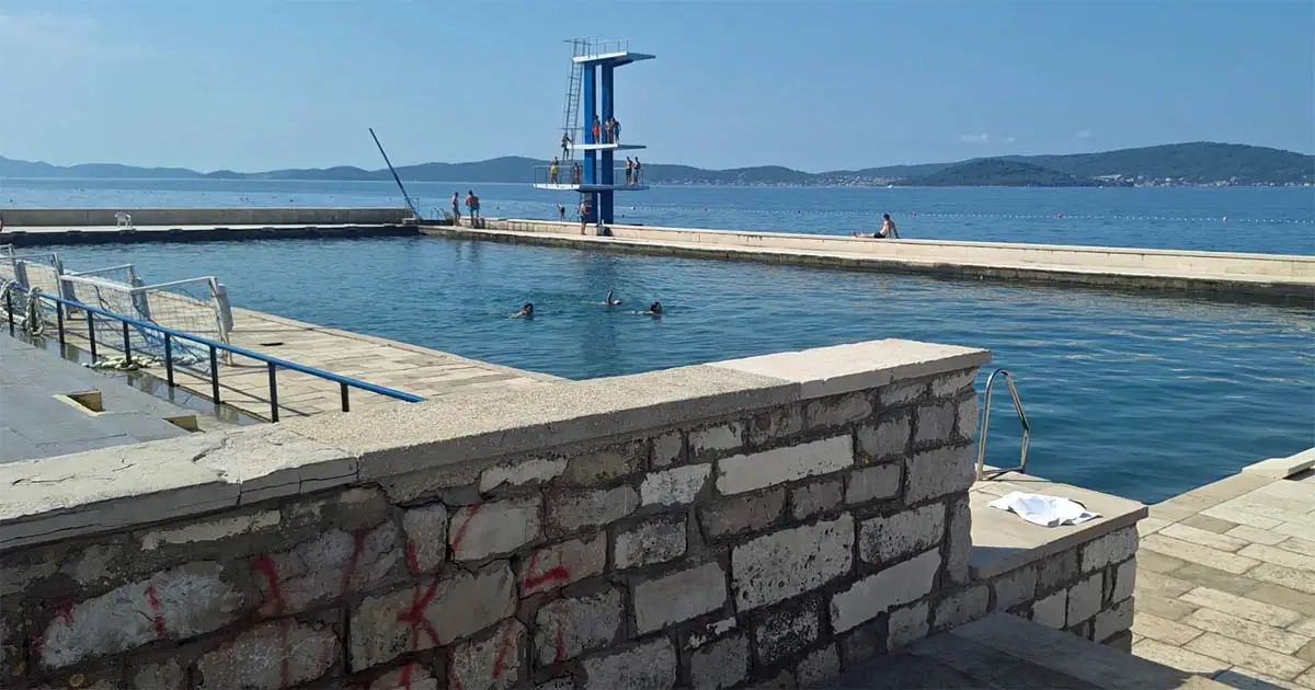 bazen kolovare - schwimmbad zadar